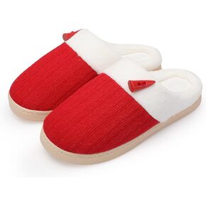 Women's Scuff Comfy Slippers Memory Foam House Shoes | Slip On Cozy Bedroom Slippers, Lightweight, Non-Slip, Indoor Outdoor, Soft Terry Lining, Machine Washable, Gifts in Kuwait