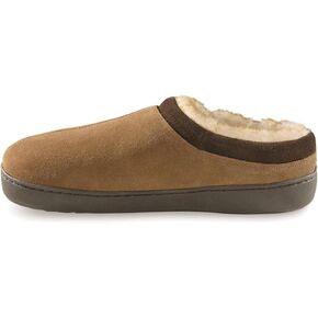 ARIAT Men's Indoor & Outdoor Suede Hooded Clog Slippers