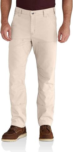 Carhartt Men's Rugged Flex Rigby Double Front Pant, Natural, 38 x 30 in Saudi Arabia