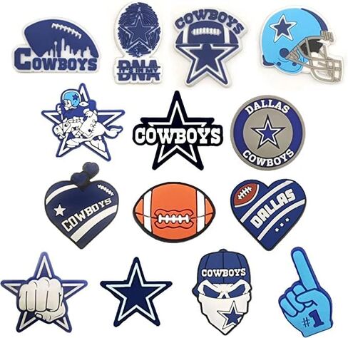 14 قطعة من Roubeko لتزيين أحذية البيسبول، ملحقات ساحرة غير متكررة لهيكل عظمي البقرة والصبيان للأولاد والبنات البالغين والرجال والنساء للحفلات in Kuwait