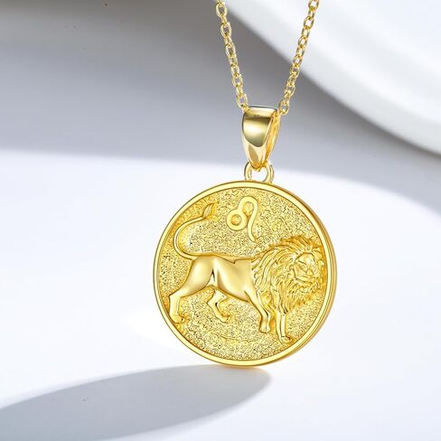 PLATYCO 925 فضة كوكبة القلائد ابراج ميدالية عملة القرص سحر لذيذ مجوهرات التنجيم السماوية للنساء الفتيات in Kuwait