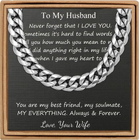 𝐒𝐢𝐥𝐯𝐞𝐫 𝐂𝐡𝐚𝐢𝐧 𝐍𝐞𝐜𝐤𝐥𝐚𝐜𝐞 Cuban Link Chain for Men Stainless Steel Hip Hop Jewelry 6MM 10MM Width 18 22 26 Inches Chain Necklace Birthday Christmas GIfts for Son Boyfriend Husband Grandson Dad in Saudi Arabia