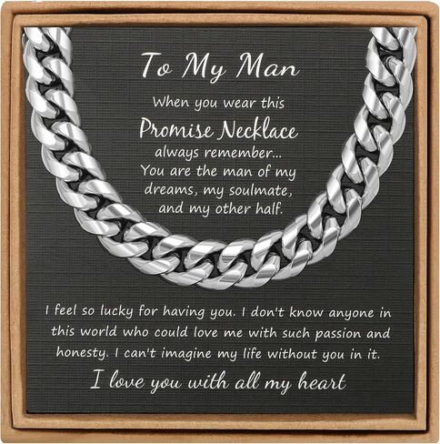𝐒𝐢𝐥𝐯𝐞𝐫 𝐂𝐡𝐚𝐢𝐧 𝐍𝐞𝐜𝐤𝐥𝐚𝐜𝐞 Cuban Link Chain for Men Stainless Steel Hip Hop Jewelry 6MM 10MM Width 18 22 26 Inches Chain Necklace Birthday Christmas GIfts for Son Boyfriend Husband Grandson Dad in Saudi Arabia