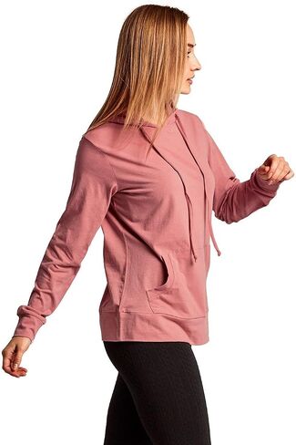 Sofra Women's Thin Cotton Pullover Hoodie Sweater in Kuwait