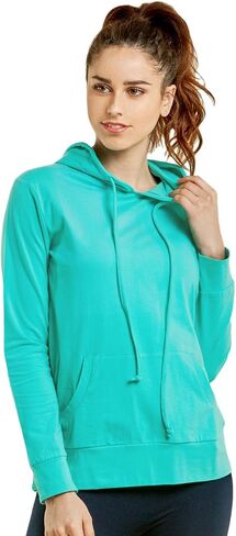 Sofra Women's Thin Cotton Pullover Hoodie Sweater in Kuwait