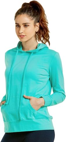Sofra Women's Thin Cotton Pullover Hoodie Sweater in Kuwait