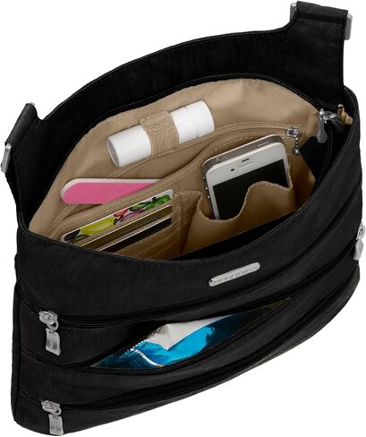 Baggallini Big Zipper Travel Crossbody Bag in Kuwait