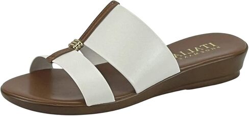 ITALIAN SHOEMAKERS Sofy Womens Wedge Open Toe Comfort Casual Sandals for Women – Peep Toe Low Wedge Sandal in Saudi Arabia
