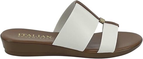 ITALIAN SHOEMAKERS Sofy Womens Wedge Open Toe Comfort Casual Sandals for Women – Peep Toe Low Wedge Sandal in Saudi Arabia
