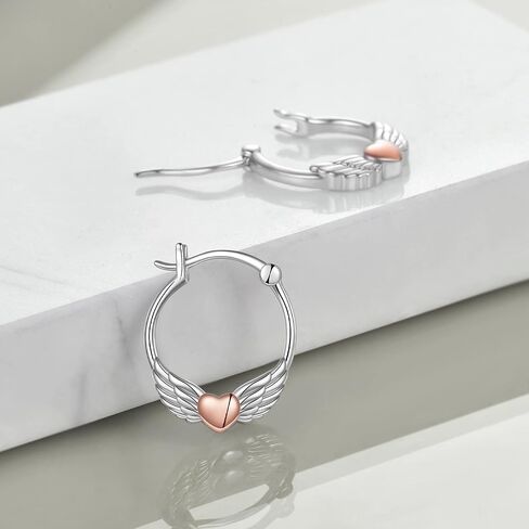 Fox/Pig/Mushroom/Cat Earrings Sterling Silver Cute Hoop Earrings Animal Jewelry Gifts for Women Daughter in Kuwait