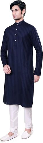 Tathastu Mens Cotton Kurta Pajama Set in Kuwait