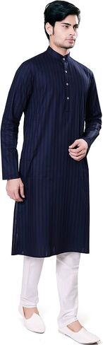 Tathastu Mens Cotton Kurta Pajama Set in Kuwait