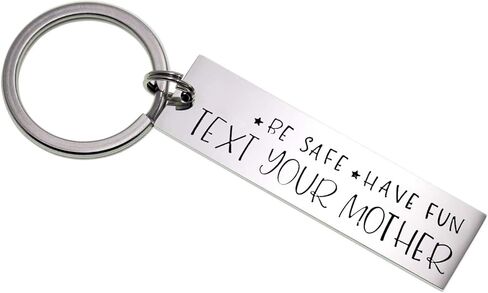 Queyuen تكون آمنة المتعة النص أمك سائق المفاتيح في سن المراهقة هدية عيد ميلاد ابنة الابن المفاتيح هدية تخزين ستوفير in Kuwait