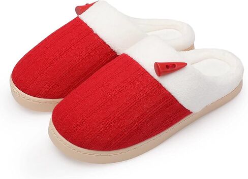 Women's Scuff Comfy Slippers Memory Foam House Shoes | Slip On Cozy Bedroom Slippers, Lightweight, Non-Slip, Indoor Outdoor, Soft Terry Lining, Machine Washable, Gifts in Saudi Arabia