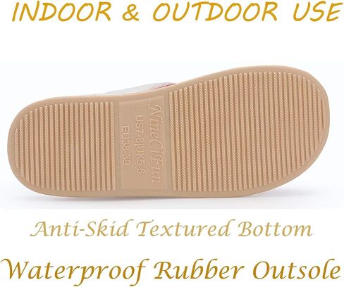 Women's Scuff Comfy Slippers Memory Foam House Shoes | Slip On Cozy Bedroom Slippers, Lightweight, Non-Slip, Indoor Outdoor, Soft Terry Lining, Machine Washable, Gifts in Saudi Arabia