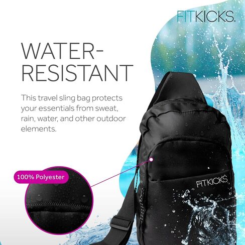 حقيبة FITKICKS Hideaway القابلة للتعبئة، حقيبة كروس للرجال والنساء in Kuwait