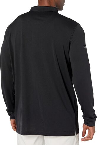 Callaway Men's Long Sleeve Solid Golf Polo Shirt in Kuwait
