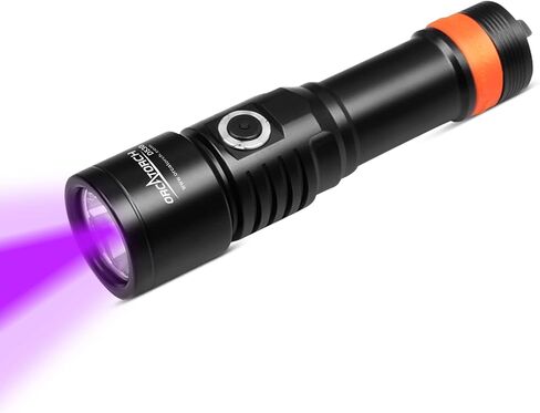 ORCATORCH D530 1500 Lumens Scuba Dive Light with 6500K Cold White Light | 3 Modes (High/Low/SOS), 7° Narrow Beam for Deep Penetration, IP68 Waterproof, Ideal for Night Diving & Technical Diving in Saudi Arabia