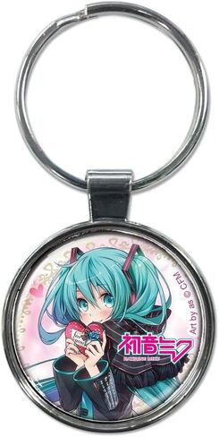Ata-Boy Hatsune Miku Keychain - Miku Heart Keychain by As Keychain for Fans, Check out Ata-boy's Collection of Merchandise for Gift ideas… in Saudi Arabia