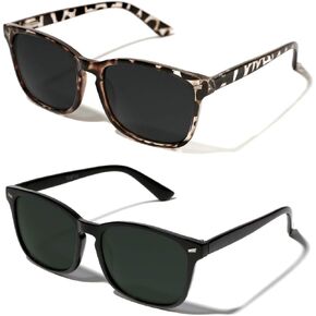 TIJN Polarized Sunglasses for Women Men Classic Trendy Stylish Sun Glasses 100% UV Protection