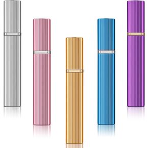 IMPORX Perfume Travel Refillable Cologne Atomizer Small Empty Spray Bottles Travel Size Perfume Atomizer Travel Accessories for Women Mens Mini Spray Bottle for Travel Essentials 5 Pack 12ml/0.4oz in Kuwait