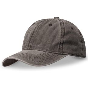 Vintage 100% Cotton Washed Baseball Cap Adjustable Size，Classic Low Profile Plain Retro Unisex Dad Hat in Kuwait