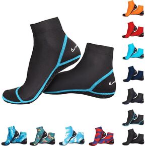 OMGear Water Socks Beach Volleyball Socks Sand Proof Booties Quick Dry Swim Socks Aqua Shoes Dive Socks for Sand Soccer