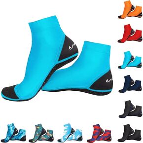 OMGear Water Socks Beach Volleyball Socks Sand Proof Booties Quick Dry Swim Socks Aqua Shoes Dive Socks for Sand Soccer