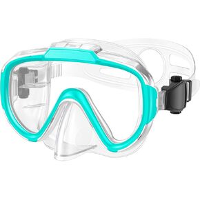 Norabidea Swim Goggles Adult Kids, Anti Fog Swimming Goggles with Nose Cover,No Leaking Clear Snorkel Dive Mask 180 Wide View Men Women Youth Boys Girls