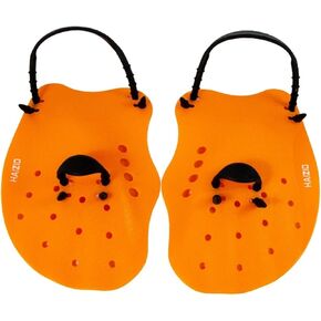 EXCEREY Silica Gel Swimming Gloves Webbed Aquatic Training Water Resistance Fitness Paddle Aerobics for Men Women Kids