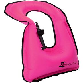 OMOUBOI Snorkel Vest for Adults Swim Vests Inflatable Snorkeling Jackets for Diving, Snorkeling, Swimming Safety (Suitable for 100-220 lbs)