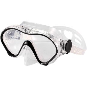 Fpxnb Kids Swim Mask, Swimming Goggles with Nose Cover, Snorkel Mask Diving Mask for Scuba Snorkeling, Anti-Fog Lens Waterproof Socket 180° View Angle Face Mask for Youth Children Junior Teens in Kuwait