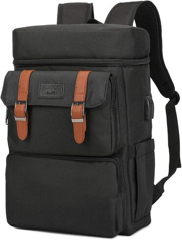 YALUNDISI Vintage Backpack for Men Women Laptop Backpack Bookbags College Backpack 15.6inch in Kuwait