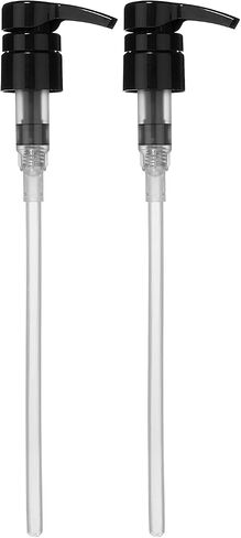 Pumps for Shampoo/Conditioner Bottles |1 Liter, 33.8 oz.| Leak-Proof | Fits1-Inch Bottle Neck | Pack of 2 Black in Saudi Arabia