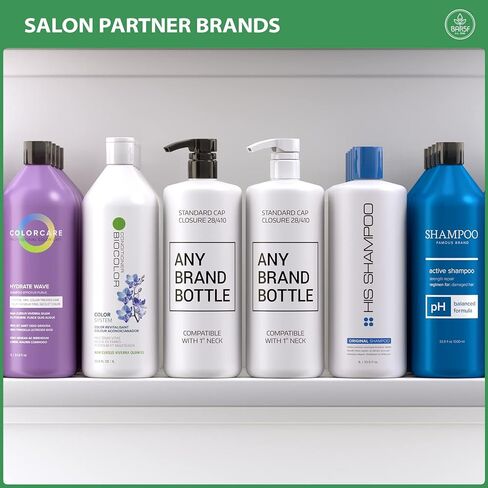 Pumps for Shampoo/Conditioner Bottles |1 Liter, 33.8 oz.| Leak-Proof | Fits1-Inch Bottle Neck | Pack of 2 Black in Saudi Arabia