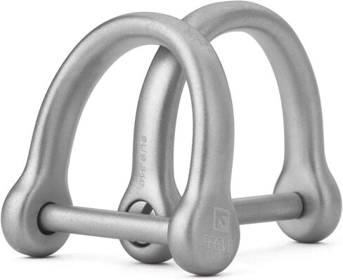 TISUR Titanium Key Rings for Keychains 6Pcs SUS D-Rings in Saudi Arabia