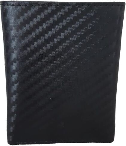 Calvin Klein Men's Compact Genuine Leather Wallet with RFID Protection, Black, Compact, Classic in Saudi Arabia