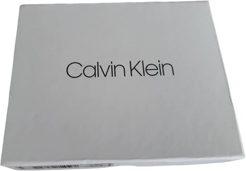 Calvin Klein Men's Compact Genuine Leather Wallet with RFID Protection, Black, Compact, Classic in Saudi Arabia