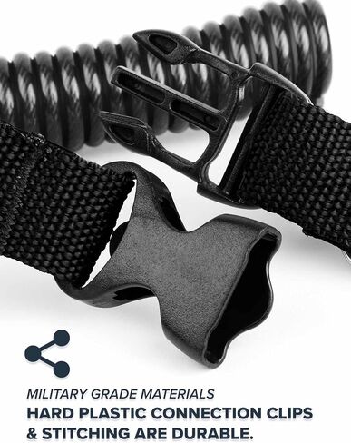 مشبك Rogue Endeavour® Fish Stringer، كبير، هيكل غير قابل للصدأ، حبل قصير من الفولاذ سريع التحرير مقاس 91.44 سم، مصمم لصيد الأسماك بالرمح، وصيد قوارب الكاياك والغوص وجميع أنواع الأسماك in Kuwait
