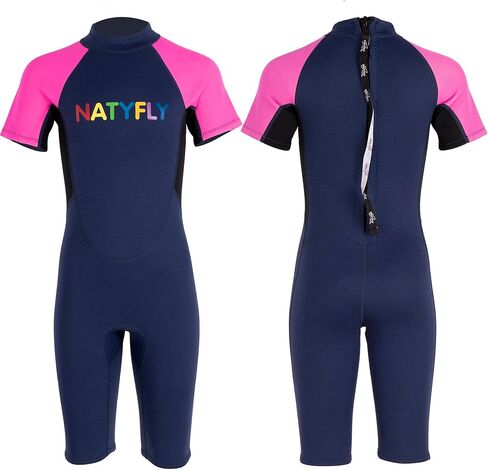 بدلة سباحة قصيرة للأطفال من DIVE & SAIL، بدلة سباحة حرارية من النيوبرين 2 مم، بدلات رطبة للأولاد والبنات الشباب للغوص، بدلة كاملة وملابس سباحة قصيرة in Kuwait