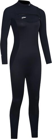 Wetsuits for Men and Women, Mens/Womens Wet Suit Chest Zip for Cold Water, 3/2mm Full Body Glove Dive Skins for Surfing Spearfishing Diving Snorkeling Kayaking Water Sports in Kuwait