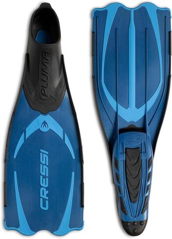 Cressi Adult Snorkeling Full Foot Pocket Fins Made with Advanced Technology - Pluma: Made in Italy in Kuwait
