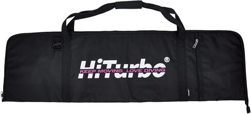 أكياس زعانف الغوص المجانية من Hiturbo حقيبة واقية من زعانف ألياف الكربون مع قطن لؤلؤي عالي الكثافة مضاد للتصادمات| حقيبة زعانف الغوص المحمولة | حقيبة زعانف غوص مقاومة للخدش (41 بوصة) in Kuwait