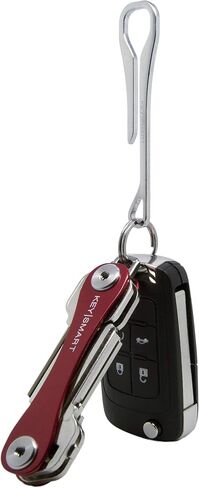 KeySmart Key Dangler - قم بربط أي شيء (الفولاذ المقاوم للصدأ، الحجم العادي) in Kuwait