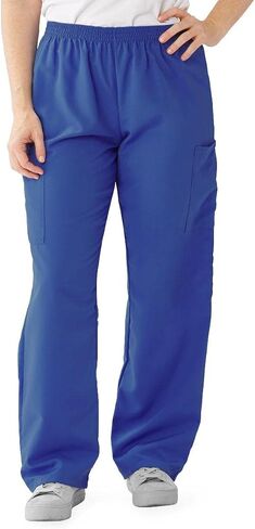 بنطلون Medline 850JRLXXXL PerforMAX للجنسين مطاطي للخصر، أزرق ملكي، درزة داخلية عادية، 3XL in Saudi Arabia
