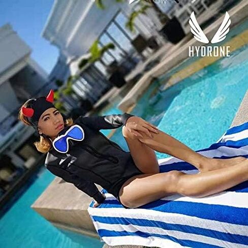 Neoprene Dive Hairband Hairlace Hood Cap Hat Ear Protection HYDRONE 1.5mm Cat Cartoon Cute Animal Design Black Pink Scuba Dive Free Dive Snorkeling Warm Soft Free Size Underwater Safe Dive in Saudi Arabia