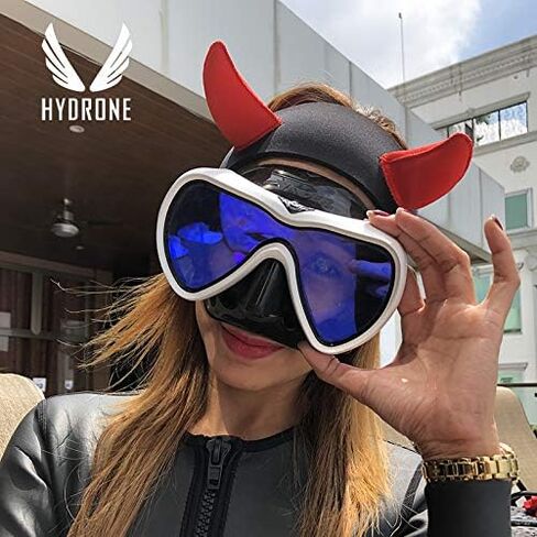 Neoprene Dive Hairband Hairlace Hood Cap Hat Ear Protection HYDRONE 1.5mm Cat Cartoon Cute Animal Design Black Pink Scuba Dive Free Dive Snorkeling Warm Soft Free Size Underwater Safe Dive in Saudi Arabia