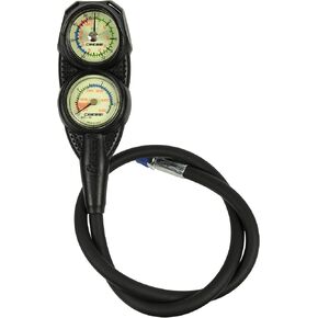 Cressi Scuba Diving Mini Console - Depth Gauge + Pressure Gauge - MiniConsole 2: made in Italy