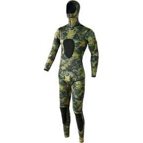Nataly Osmann Men 3mm Spearfishing Premium Camouflage Neoprene Wetsuit Scuba Diving Suit Hoodie Snorkeling Suits