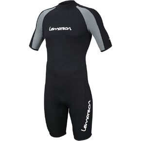 Lemorecn Wetsuits Adult's Premium Neoprene Diving Suit 3mm Shorty Wetsuits